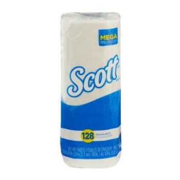 41482 Scott Paper Towel Rolls of 128 Sheets (Case of 20 Rolls)