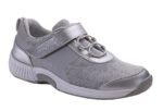 832 Orthofeet Joelle - Grey Stretchable Womens' Orthopedic Tennis Shoe (Medium, Wide, X-tra Wide)