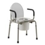 8900W Nova Drop-Arm Commode with Padded Arms (300 Lbs Weight Capacity)