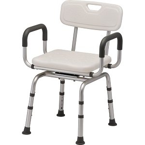 9040 Nova Swivel Bath Seat with Arms (300 Lbs Weight Capacity)