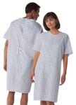 MDTPG3ROLDEMZ Medline Overlap Back Tie Patient Gowns