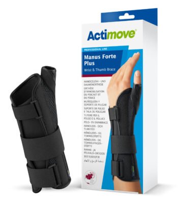 73496-03 Actimove Manus Forte Plus Wrist and Thumb Brace XS Right Under 5 1/2"
