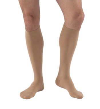 114810 Jobst Relief Knee 15-20mmHg CT Compression Stockings, Beige, Large, Full Calf